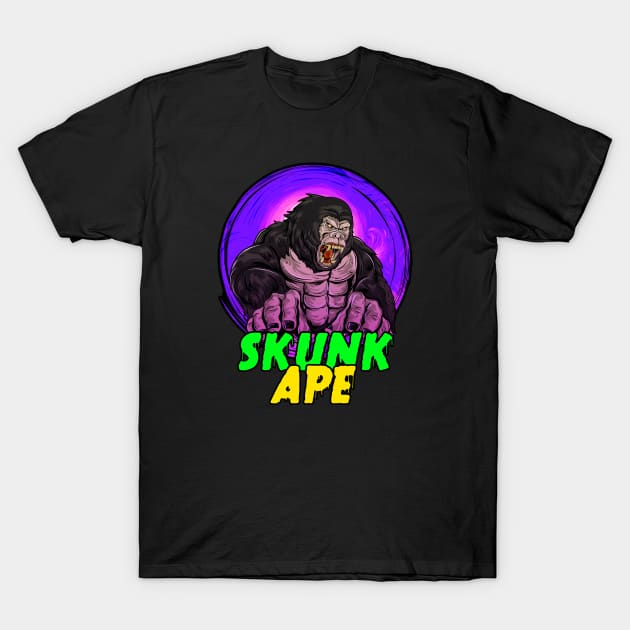 SKUNK APE T-Shirt by theanomalius_merch